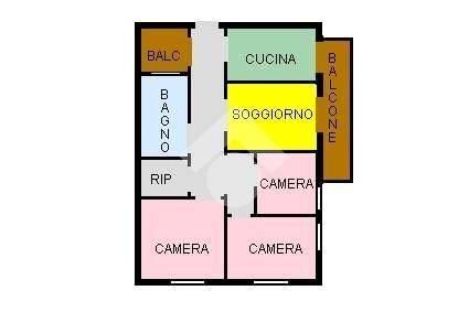 Quadrilocale via Andrea Franchi Bononi 1, Centro Storico, Ferrara