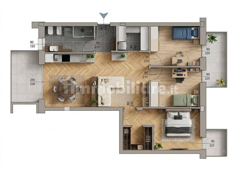 Appartamento via del Porto snc, Aldeno — foto 2 di 6