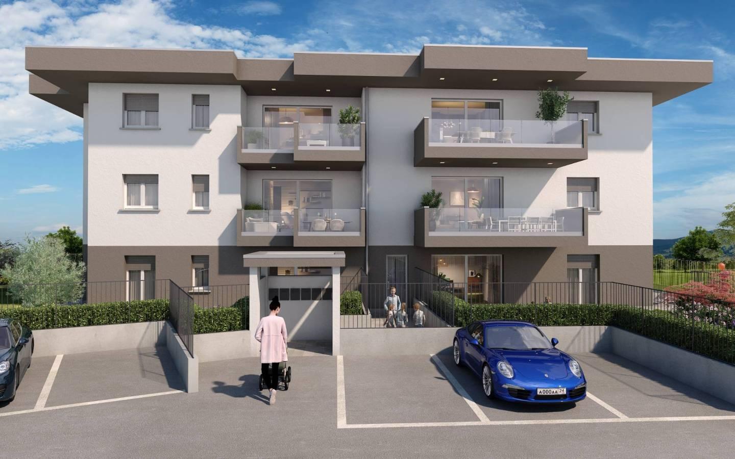 Quadrilocale via Amilcare Ponchielli, Centro, Alzano Lombardo