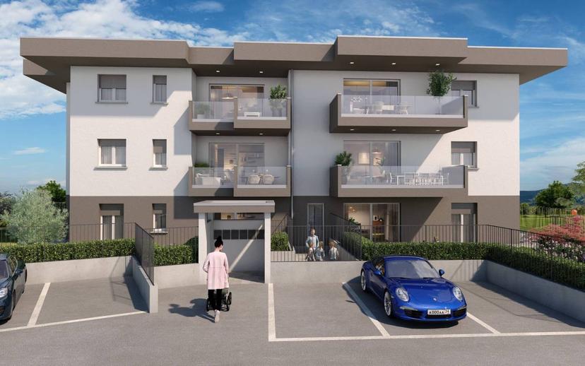 Quadrilocale via Amilcare Ponchielli, Centro, Alzano Lombardo