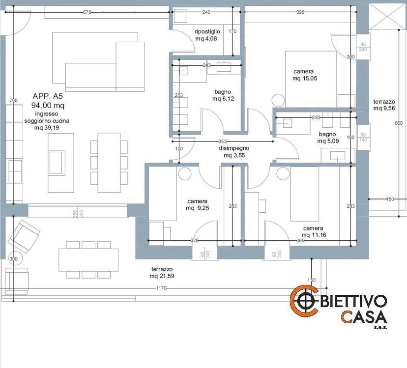 Quadrilocale via Santa Lucia, Centro, Campodarsego — foto 13 di 21