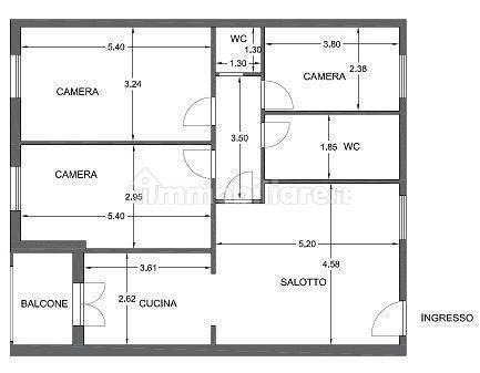 Quadrilocale quartiere Apuania, Bicchio - Varignano, Viareggio