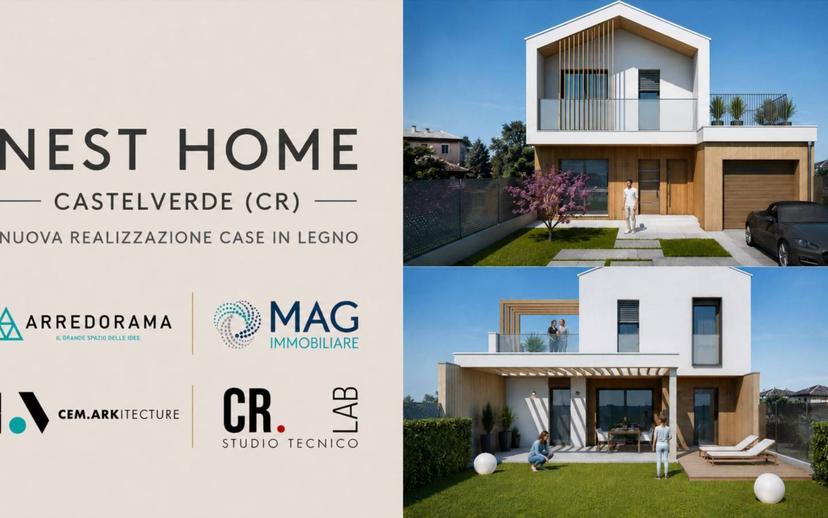 Villa a schiera via Fratelli Volpi, Castelverde — foto 2 di 14