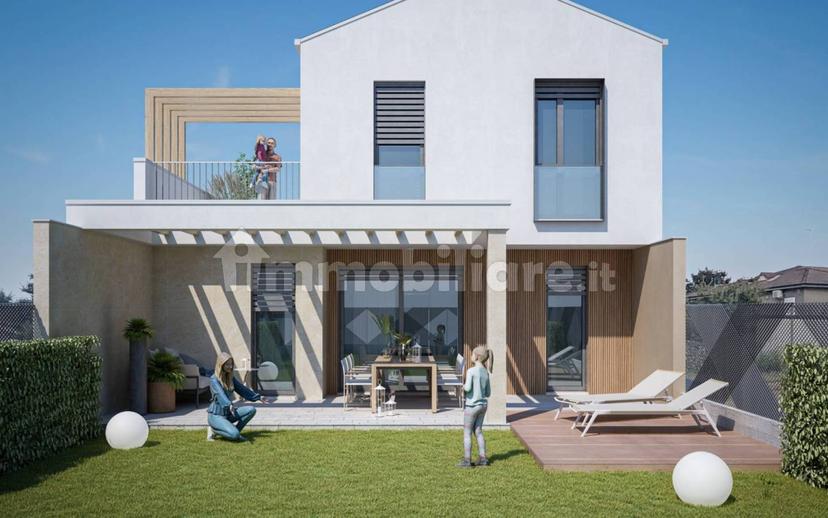 Villa a schiera via Fratelli Volpi, Castelverde