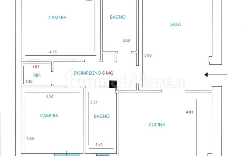 Trilocale via Lazio, Semicentro, Aprilia