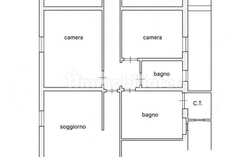 Appartamento buono stato, primo piano, Centro, Massa Marittima — foto 30 di 46