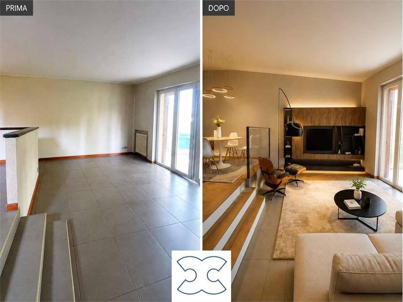 Villa a schiera via Achille Grandi , 2, Arnate, Gallarate — foto 30 di 37