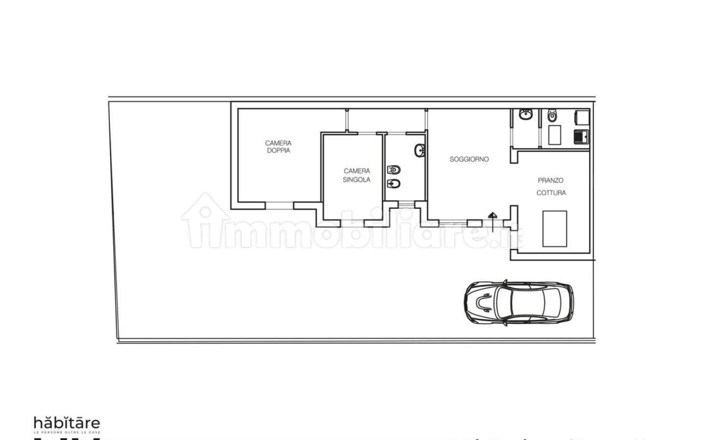 Villa bifamiliare, nuova, 120 m², Barracca Manna, Cagliari