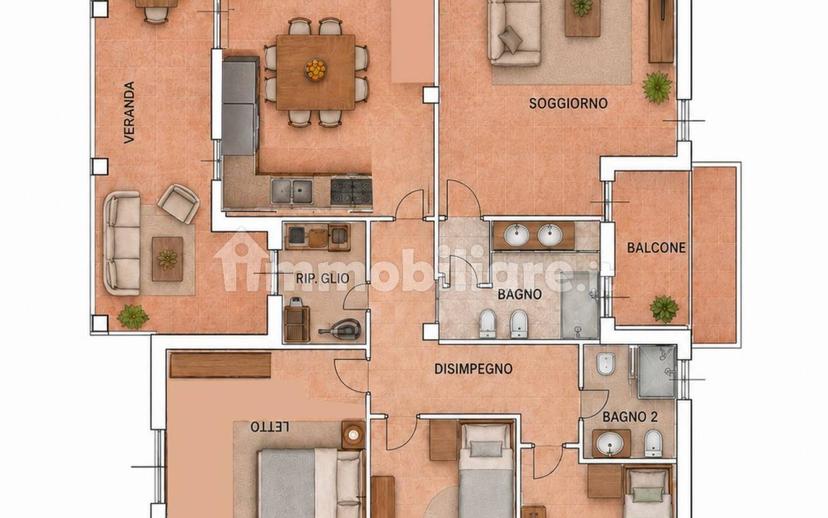 Appartamento via Sarrabus 2, Centro, Siniscola — foto 17 di 23