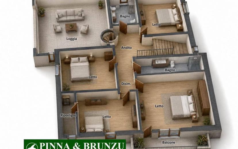 Villa unifamiliare, da ristrutturare, 421 m², Centro, Oristano — foto 39 di 52