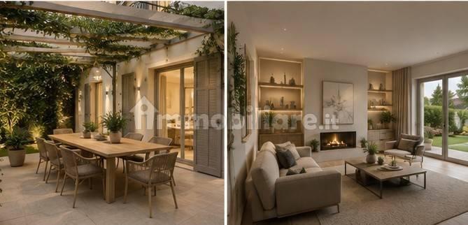 Villa bifamiliare via Felice Carena, Vittoria Apuana, Forte dei Marmi
