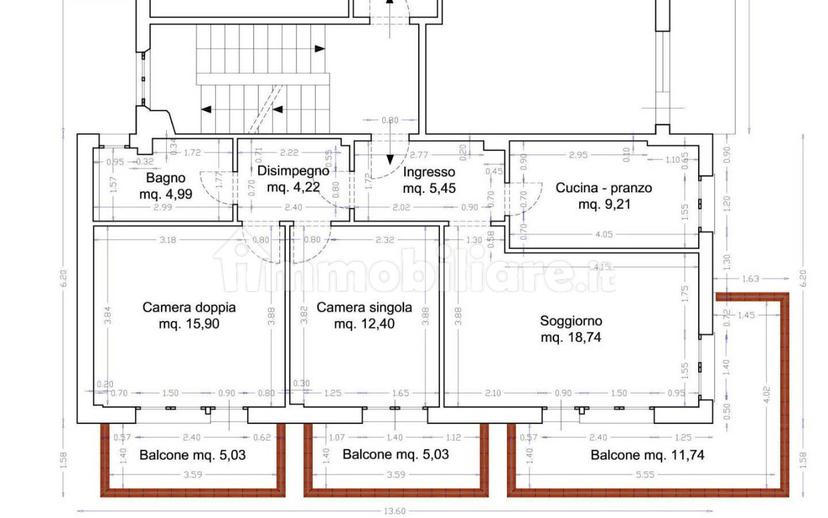 Quadrilocale viale Savona, Parco, Riccione — foto 19 di 25