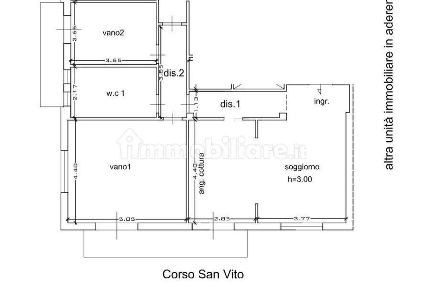 Trilocale corso San Vito 78, Centro, Mascalucia