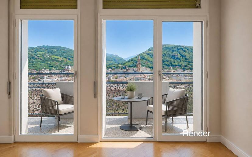 Attico piazza Giuseppe Verdi 28, Centro, Bolzano — foto 10 di 14