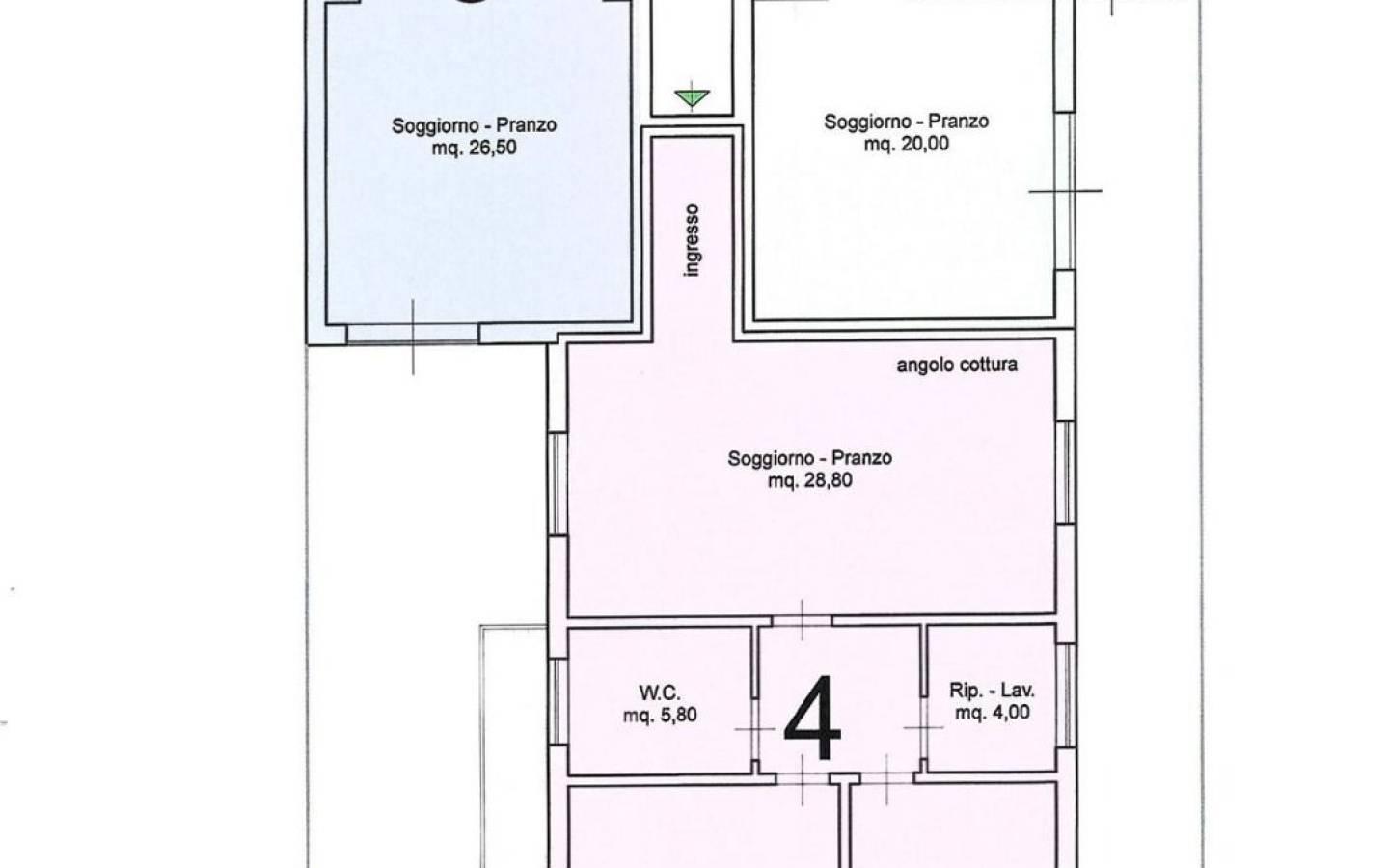 Villa plurifamiliare piazza Antonio Gramsci, Centro, Agliana