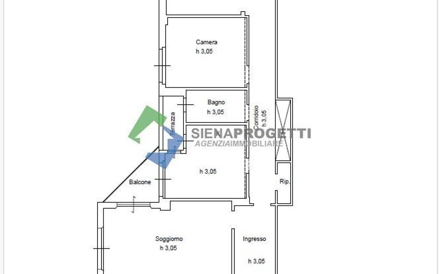 Quadrilocale viale Don Giovanni Minzoni, Stazione, Siena