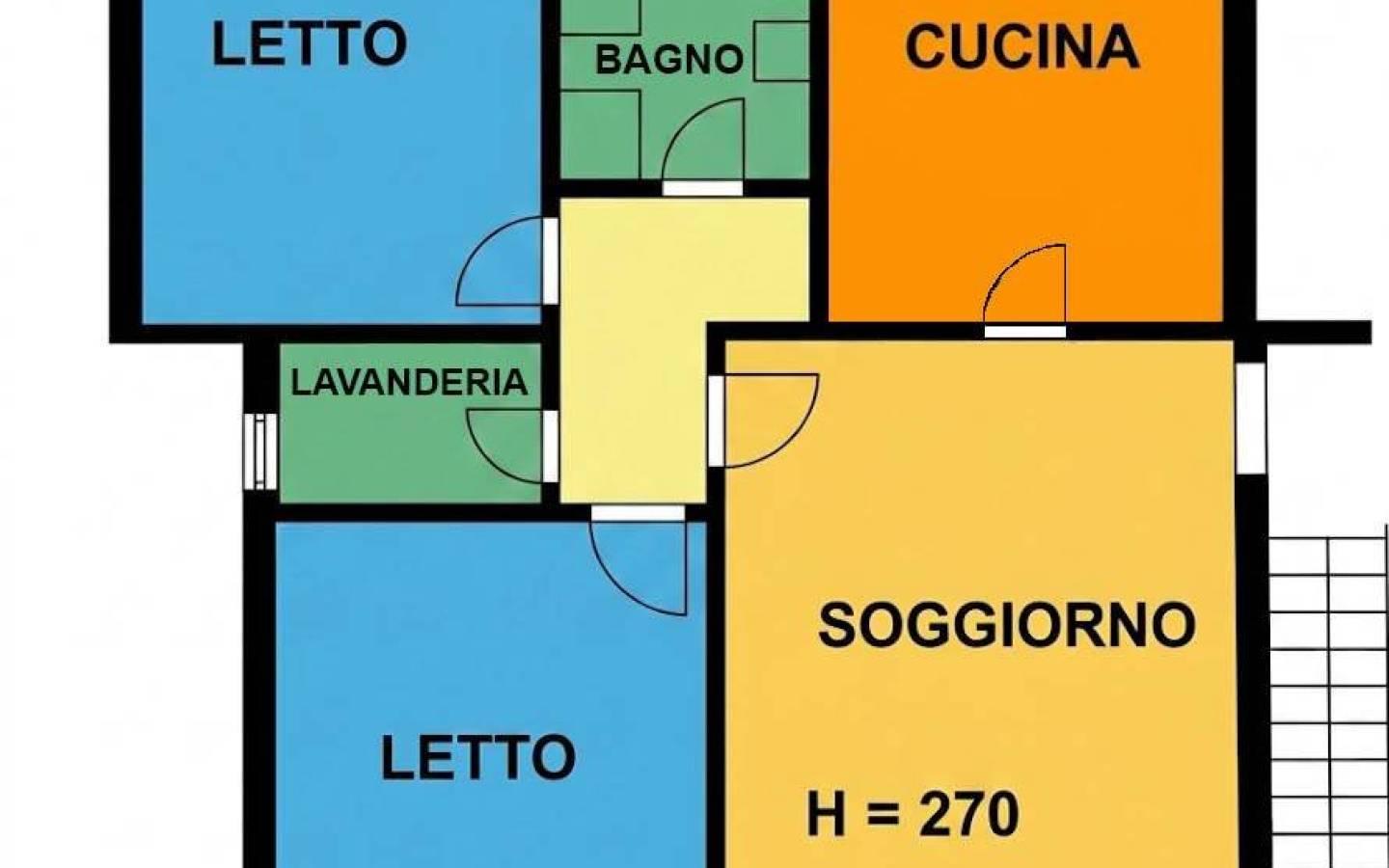 Trilocale ottimo stato, secondo piano, Centro, Podenzano