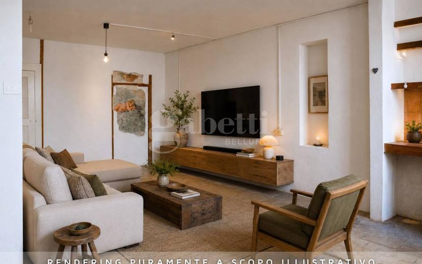 Bilocale Riva San Nicolò, 48, Centro, Belluno — foto 8 di 19