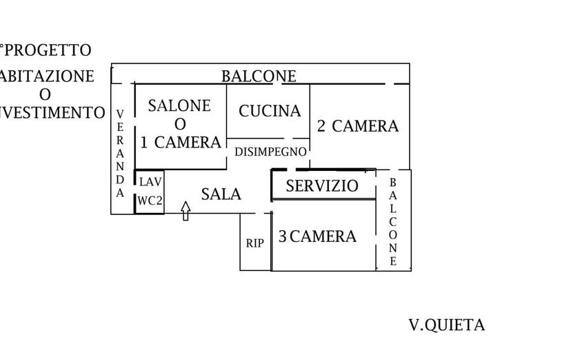 Trilocale via Quieta, Vulcania - Sanzio, Catania — foto 10 di 23