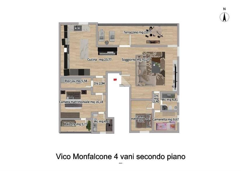 Quadrilocale via Monfalcone 5, Cappuccini, Brindisi — foto 2 di 7