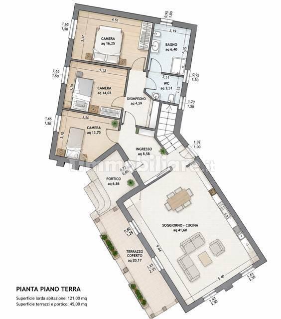 Villa unifamiliare, ottimo stato, 199 m², Centro, Camporosso — foto 17 di 22