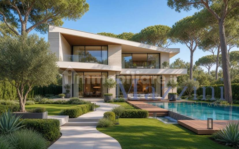 Villa unifamiliare via De Grada, Vittoria Apuana, Forte dei Marmi — foto 13 di 18