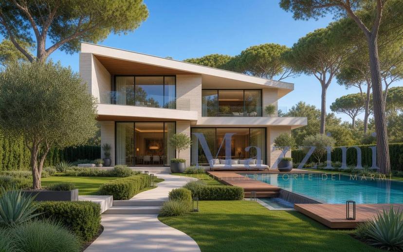 Villa unifamiliare via De Grada, Vittoria Apuana, Forte dei Marmi — foto 4 di 18