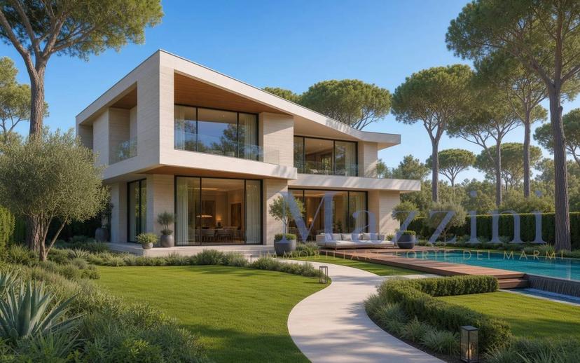 Villa unifamiliare via De Grada, Vittoria Apuana, Forte dei Marmi — foto 9 di 18