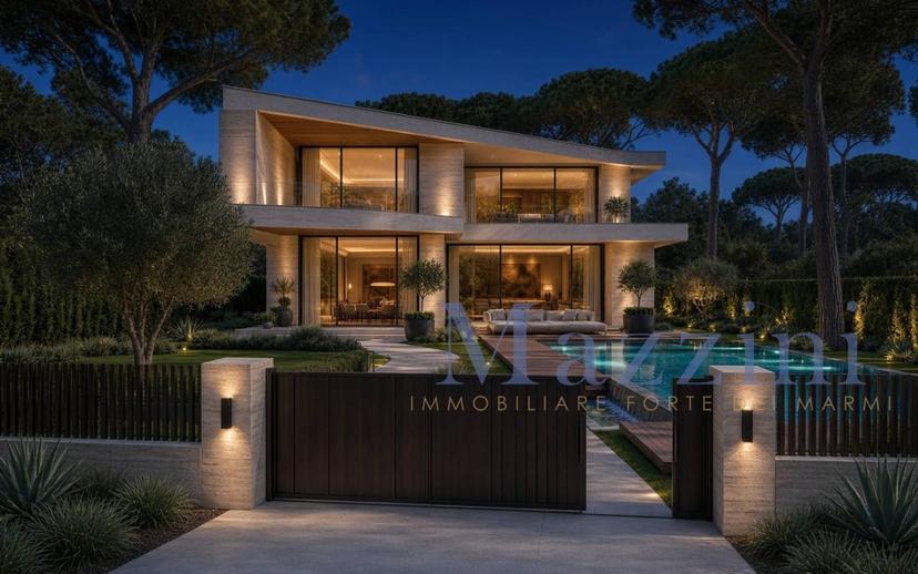 Villa unifamiliare via De Grada, Vittoria Apuana, Forte dei Marmi — foto 7 di 18
