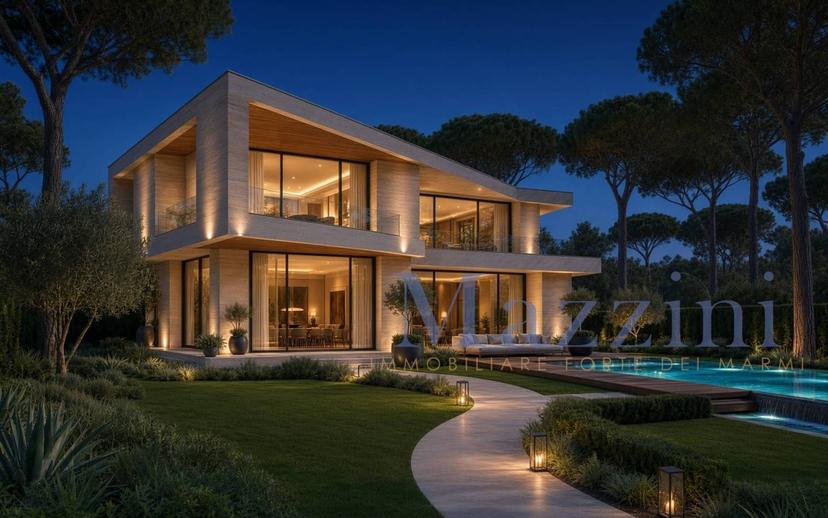 Villa unifamiliare via De Grada, Vittoria Apuana, Forte dei Marmi