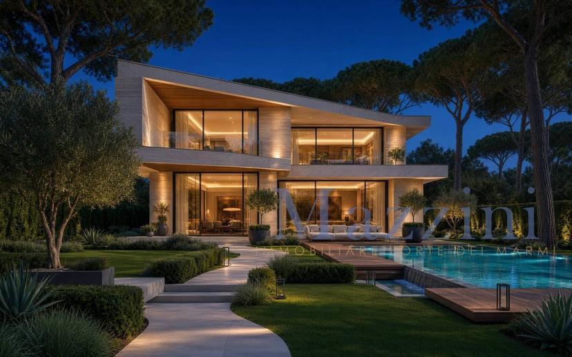 Villa unifamiliare via De Grada, Vittoria Apuana, Forte dei Marmi — foto 11 di 18