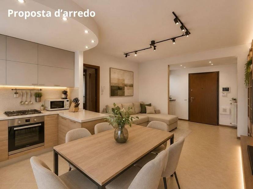 Trilocale via Lorenzo Lotto 21, Cenate Di Sotto, Cenate Sotto — foto 18 di 22