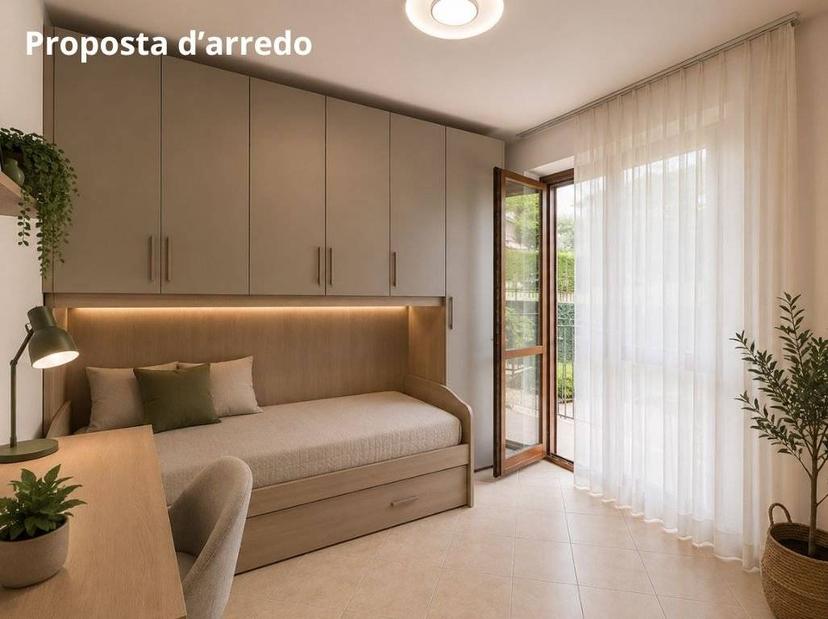 Trilocale via Lorenzo Lotto 21, Cenate Di Sotto, Cenate Sotto — foto 20 di 22