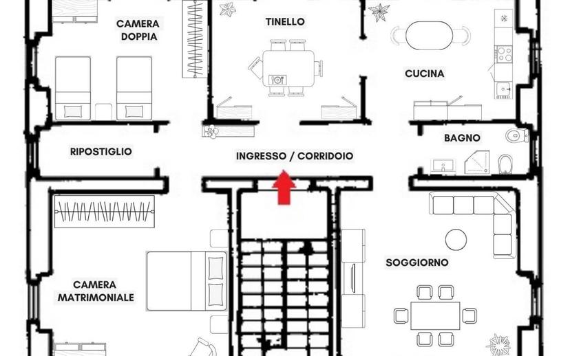 Appartamento via Santa Lucia, Centro, Macerata — foto 3 di 23