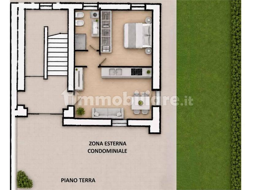 Bilocale vicolo delle Crocette, 5, Centro, Cornate d'Adda — foto 6 di 21