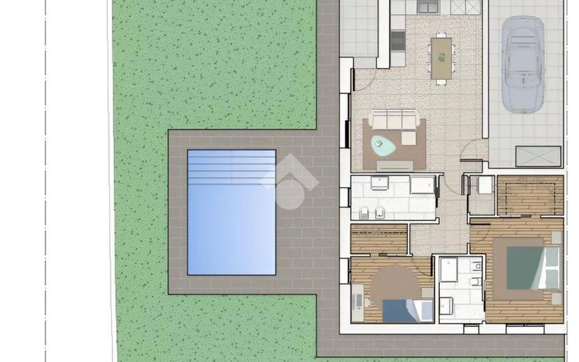 Villa bifamiliare via Piave 30, Pontirolo Nuovo — foto 12 di 12