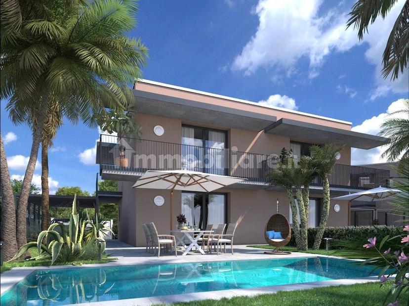 Villa bifamiliare via Serraglie 18, Pieve Vecchia, Villaggio Sanghen, Manerba del Garda — foto 26 di 38