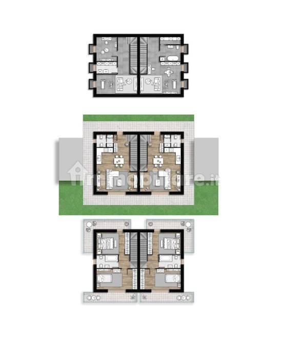 Villa bifamiliare via Serraglie 18, Pieve Vecchia, Villaggio Sanghen, Manerba del Garda — foto 28 di 38