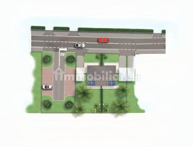 Villa bifamiliare via Serraglie 18, Pieve Vecchia, Villaggio Sanghen, Manerba del Garda — foto 3 di 38
