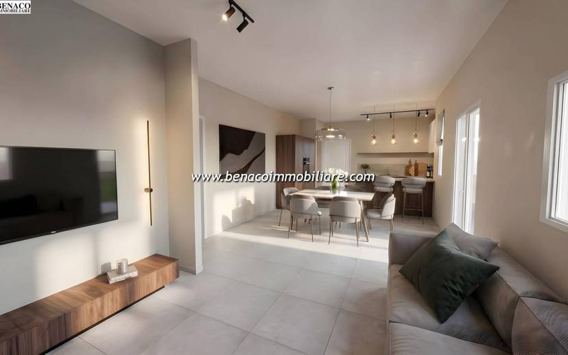 Villa a schiera via Amedeo Modigliani, Sandrà, Castelnuovo del Garda — foto 4 di 10
