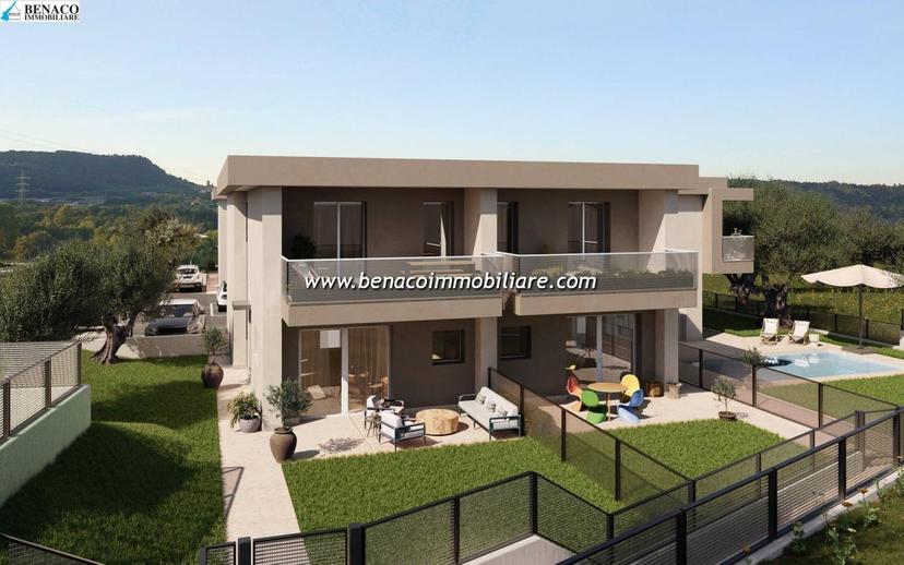 Villa a schiera via Amedeo Modigliani, Sandrà, Castelnuovo del Garda — foto 2 di 10