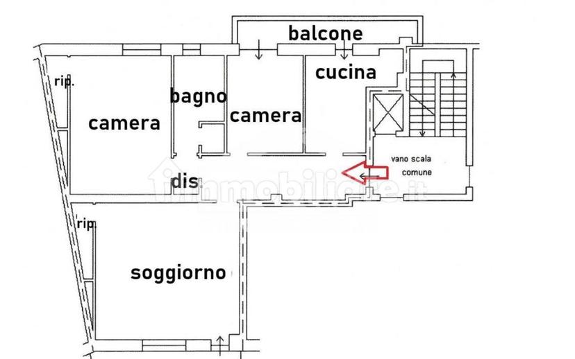 Trilocale via Matilde Di Canossa, Semicentro, Crema
