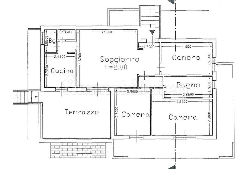 Attico via Enrico Pietrafraccia, Parco Casale - Castello dei Sogni, Rapallo — foto 21 di 24