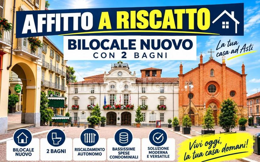 Bilocale piazza San Secondo, Asti, Centro Storico, Asti