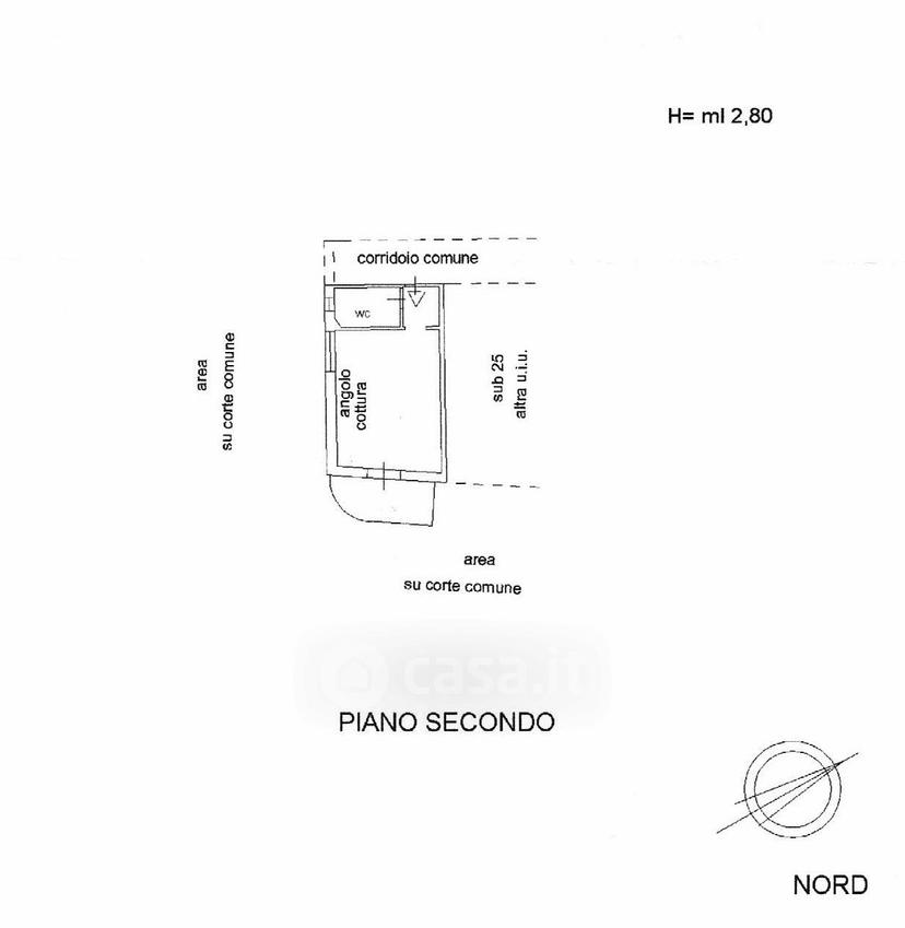 Monolocale in Via Vittorio Veneto 91