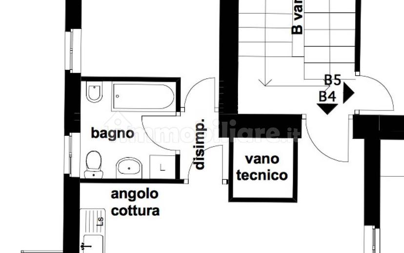 Bilocale Località Quartino 1, Melazzo